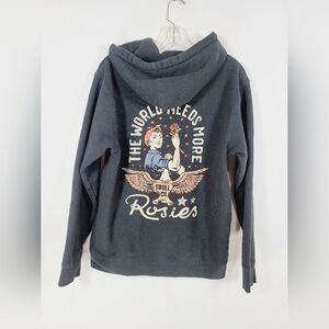 Troll Co. Rosie The Riveter Hoodie, Size Small
